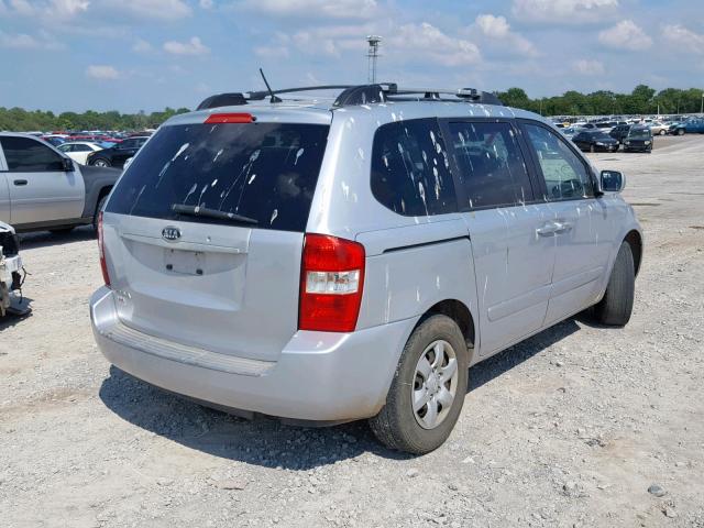 KNDMB133986206580 - 2008 KIA SEDONA GRAY photo 4