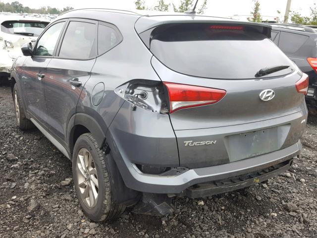 KM8J3CA45HU531564 - 2017 HYUNDAI TUCSON LIM GRAY photo 3