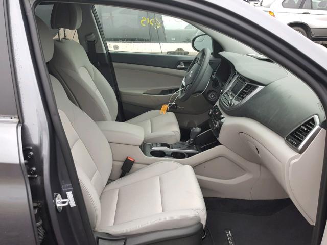 KM8J3CA45HU531564 - 2017 HYUNDAI TUCSON LIM GRAY photo 5