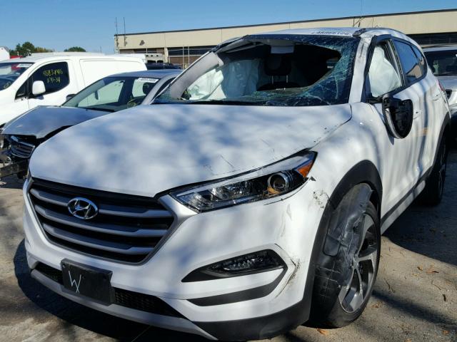 KM8J3CA23HU375572 - 2017 HYUNDAI TUCSON LIM WHITE photo 2