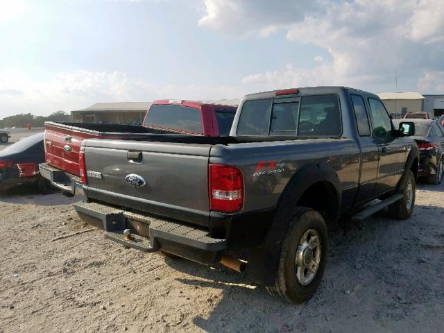 1FTZR15E87PA42988 - 2007 FORD RANGER SUP GRAY photo 4