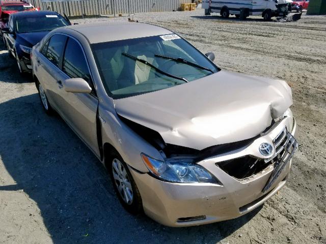 4T1BB46K37U019255 - 2007 TOYOTA CAMRY NEW GOLD photo 1