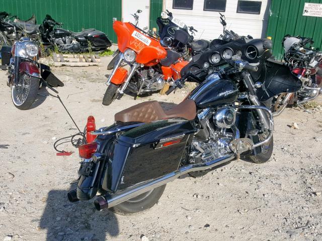 1HD1KBW106Y673602 - 2006 HARLEY-DAVIDSON FLHXI BLACK photo 4