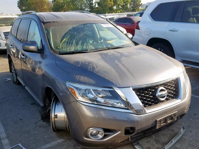 5N1AR2MN5GC663094 - 2016 NISSAN PATHFINDER GRAY photo 1