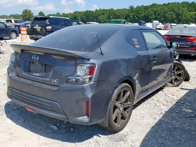 JTKJF5C71F3090333 - 2015 TOYOTA SCION TC GRAY photo 4