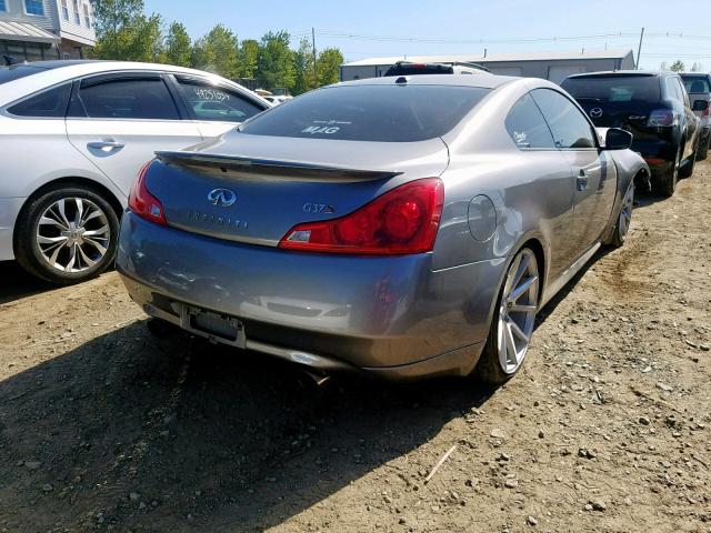 JNKCV64EX8M107017 - 2008 INFINITI G37 BASE GRAY photo 4