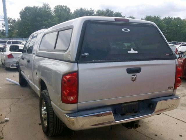 3D7KR29D47G770777 - 2007 DODGE RAM 2500 GRAY photo 3