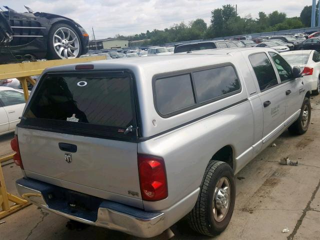 3D7KR29D47G770777 - 2007 DODGE RAM 2500 GRAY photo 4