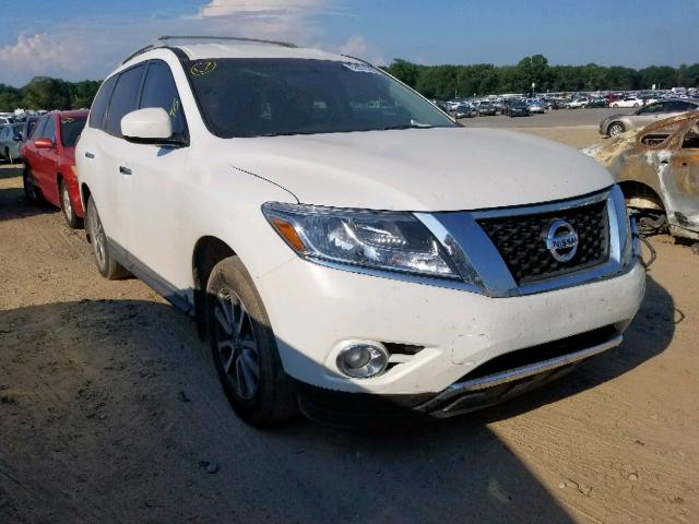 5N1AR2MN2DC628704 - 2013 NISSAN PATHFINDER WHITE photo 1