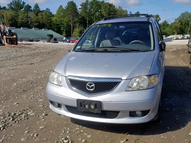 JM3LW28J430353261 - 2003 MAZDA MPV WAGON SILVER photo 9