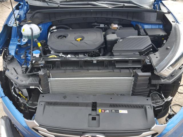 KM8J33A46JU785807 - 2018 HYUNDAI TUCSON LIM BLUE photo 7