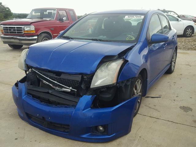 3N1BB61E09L621404 - 2009 NISSAN SENTRA SE- BLUE photo 2