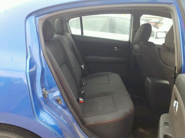 3N1BB61E09L621404 - 2009 NISSAN SENTRA SE- BLUE photo 6