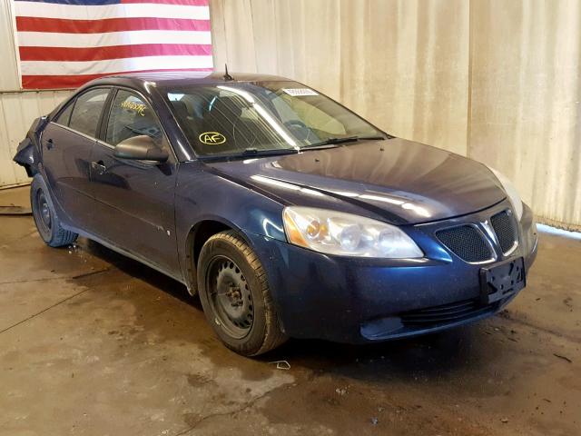 1G2ZF57B684115883 - 2008 PONTIAC G6 VALUE L BLUE photo 1