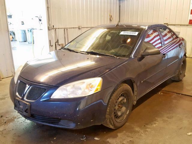 1G2ZF57B684115883 - 2008 PONTIAC G6 VALUE L BLUE photo 2