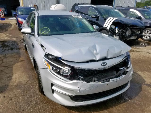 5XXGT4L37GG111964 - 2016 KIA OPTIMA LX SILVER photo 1