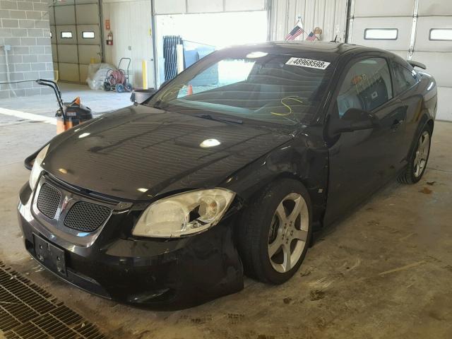 1G2AN18B687136397 - 2008 PONTIAC G5 GT BLACK photo 2