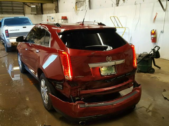 3GYFNDEYXBS558221 - 2011 CADILLAC SRX LUXURY RED photo 3