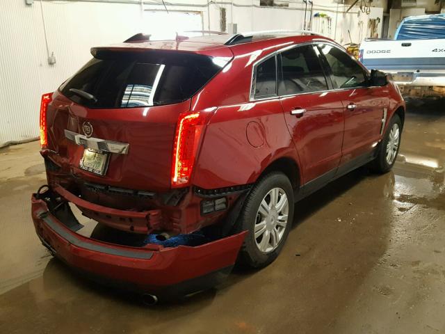 3GYFNDEYXBS558221 - 2011 CADILLAC SRX LUXURY RED photo 4