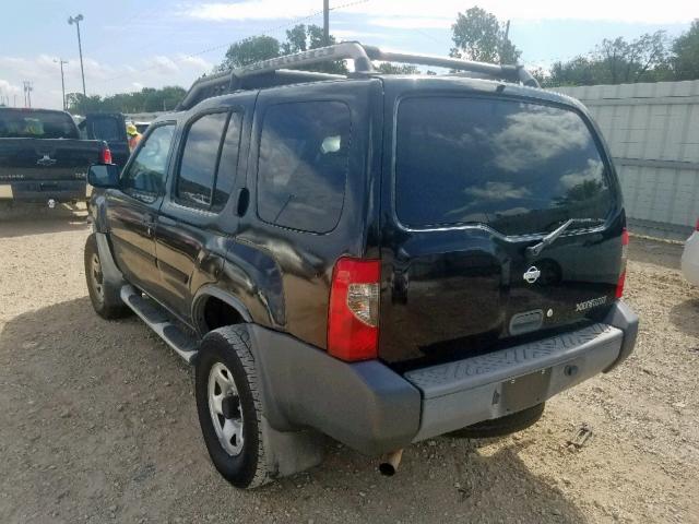 5N1ED28T61C571086 - 2001 NISSAN XTERRA XE BLACK photo 3