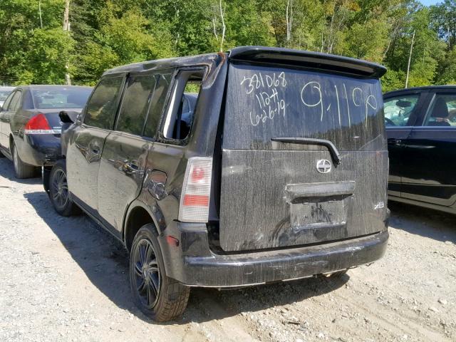JTLKT334640153010 - 2004 TOYOTA SCION XB შავი ფოტო 3