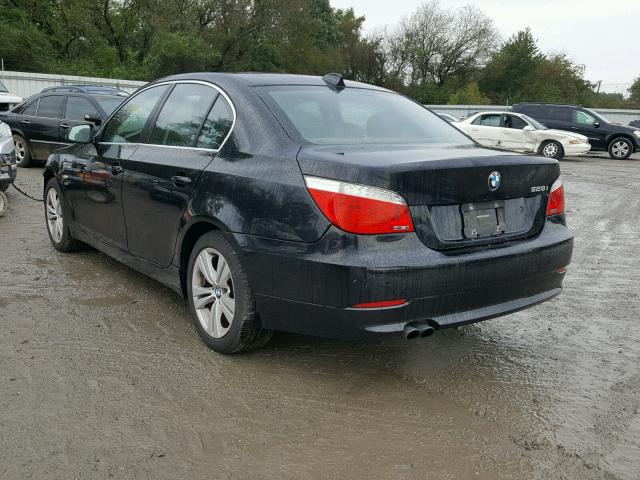 WBANV1C51AC389829 - 2010 BMW 528 XI BLACK photo 3