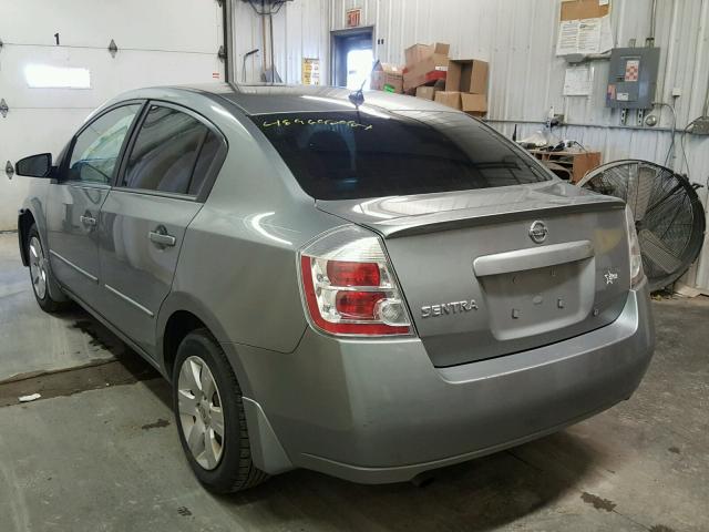 3N1AB61E08L640013 - 2008 NISSAN SENTRA 2.0 GRAY photo 3