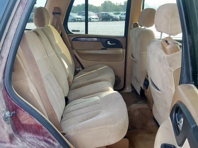 1GKDT13S222248967 - 2002 GMC ENVOY MAROON photo 6