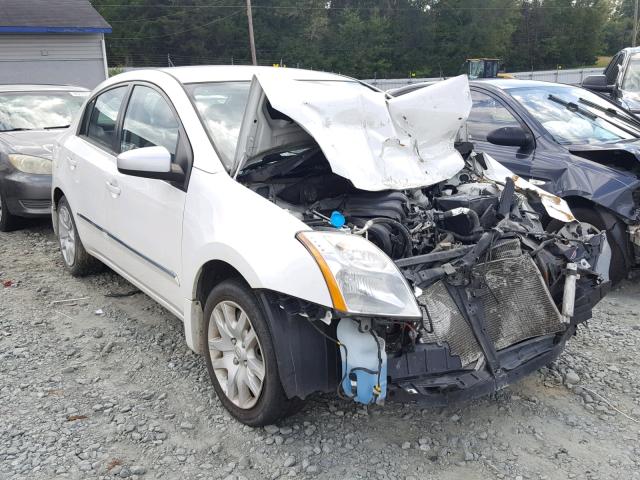 3N1AB6AP6CL684284 - 2012 NISSAN SENTRA 2.0 WHITE photo 1