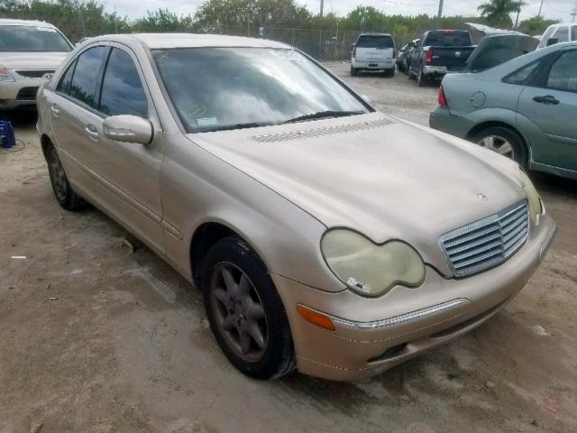 WDBRF61J42F232597 - 2002 MERCEDES-BENZ C 240 SILVER photo 1