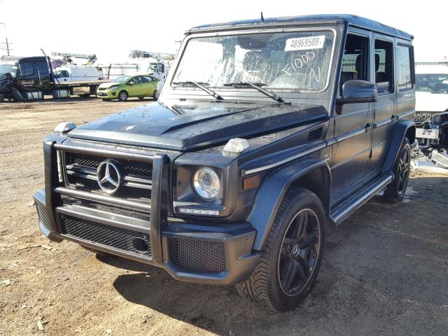 WDCYC7DF8EX215569 - 2014 MERCEDES-BENZ G 63 AMG BLACK photo 2