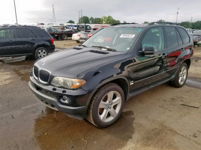 5UXFA13546LY37005 - 2006 BMW X5 3.0I BLACK photo 2