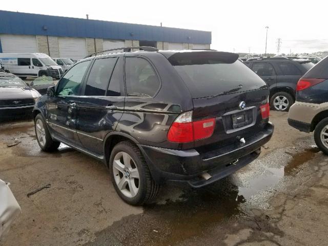 5UXFA13546LY37005 - 2006 BMW X5 3.0I BLACK photo 3