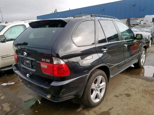 5UXFA13546LY37005 - 2006 BMW X5 3.0I BLACK photo 4