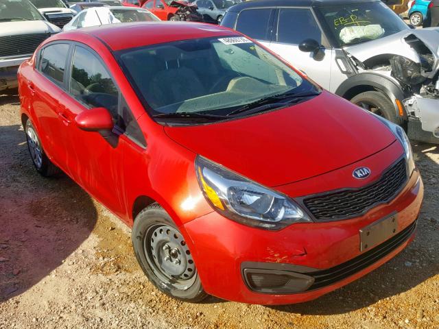 KNADM4A31D6306209 - 2013 KIA RIO LX RED photo 1