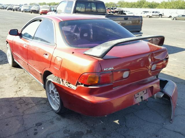 JH4DB7550RS012898 - 1994 ACURA INTEGRA LS RED photo 3
