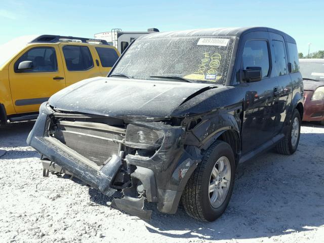 5J6YH17766L007248 - 2006 HONDA ELEMENT EX BLACK photo 2