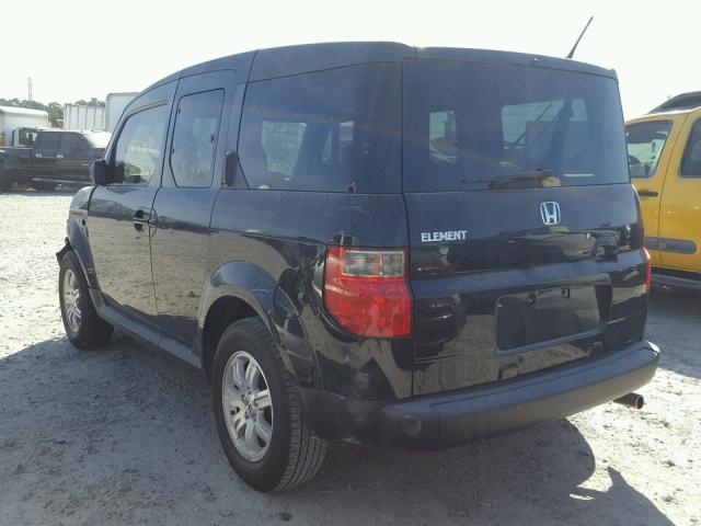 5J6YH17766L007248 - 2006 HONDA ELEMENT EX BLACK photo 3