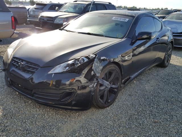 KMHHT6KD0AU026522 - 2010 HYUNDAI GENESIS CO BLACK photo 2