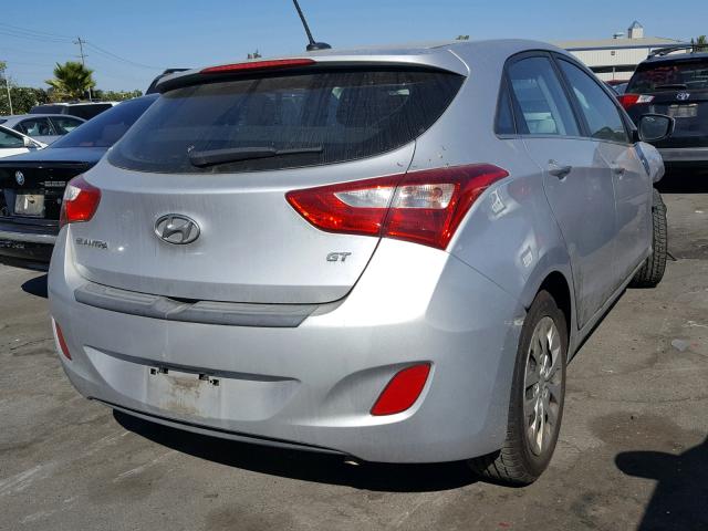 KMHD35LH3GU258101 - 2016 HYUNDAI ELANTRA GT SILVER photo 4