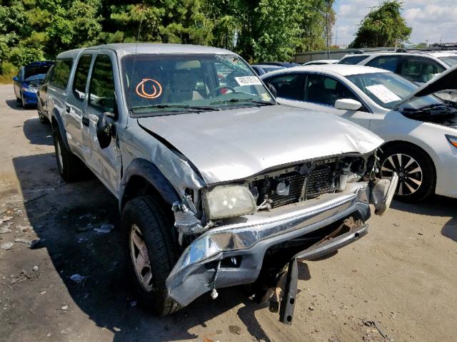 5TEGN92N74Z332276 - 2004 TOYOTA TACOMA DOU SILVER photo 1