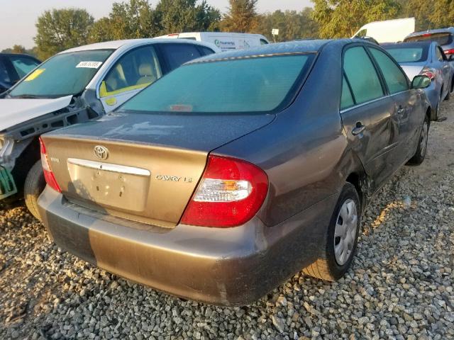 4T1BE32K93U759345 - 2003 TOYOTA CAMRY LE GRAY photo 4