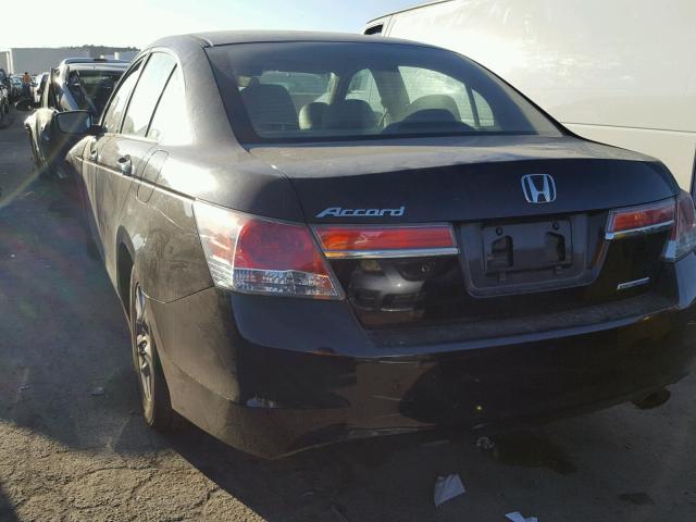 1HGCP2F68CA139812 - 2012 HONDA ACCORD SE BLACK photo 3