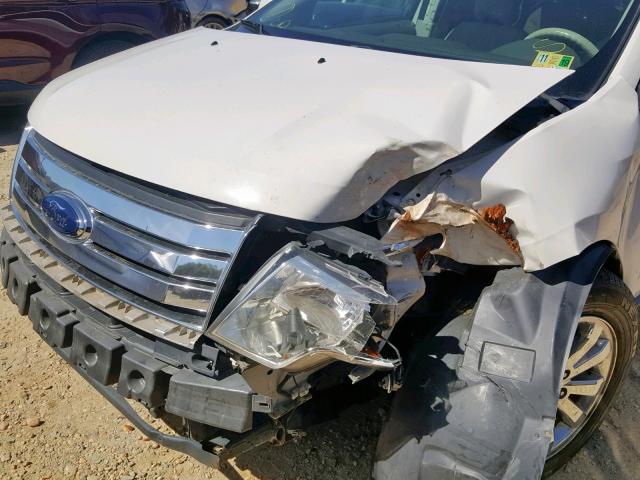 2FMDK38C79BA47741 - 2009 FORD EDGE SEL WHITE photo 9