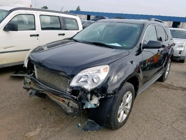 2GNFLNEK0C6149813 - 2012 CHEVROLET EQUINOX LT BLACK photo 2