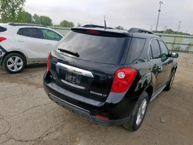 2GNFLNEK0C6149813 - 2012 CHEVROLET EQUINOX LT BLACK photo 4