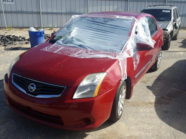 3N1AB6AP7CL671463 - 2012 NISSAN SENTRA 2.0 RED photo 2