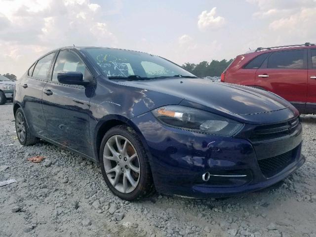 1C3CDFBB3FD142352 - 2015 DODGE DART SXT BLUE photo 1