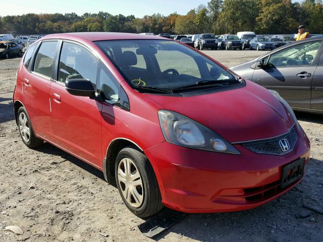 JHMGE88249C006270 - 2009 HONDA FIT RED photo 1