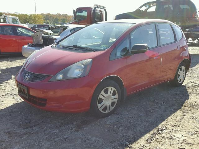 JHMGE88249C006270 - 2009 HONDA FIT RED photo 2